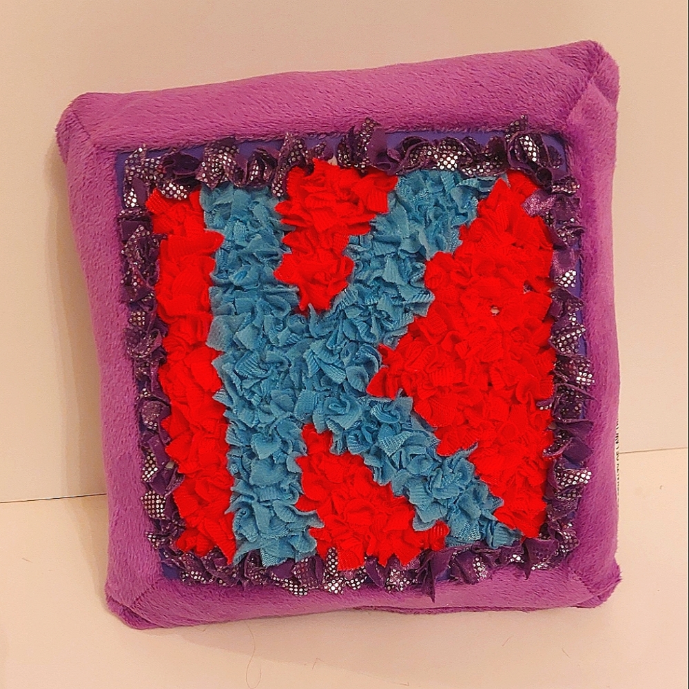 Plush Craft Initial Pillow